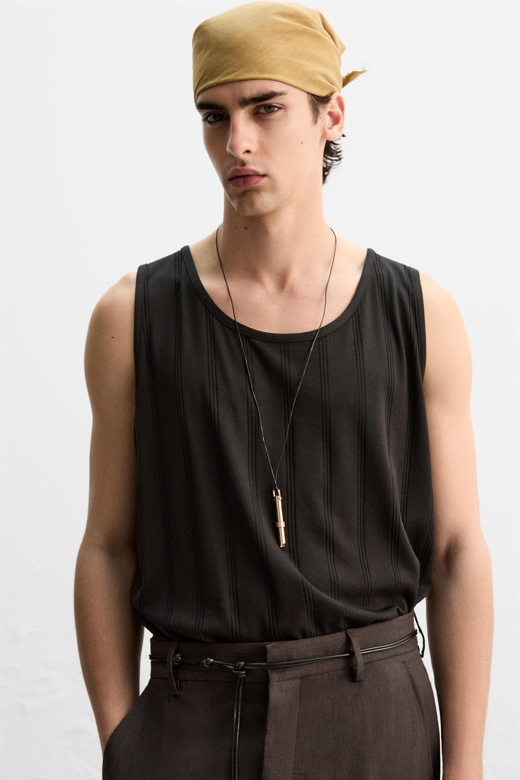 TEXTURED TANK TOP Product Image