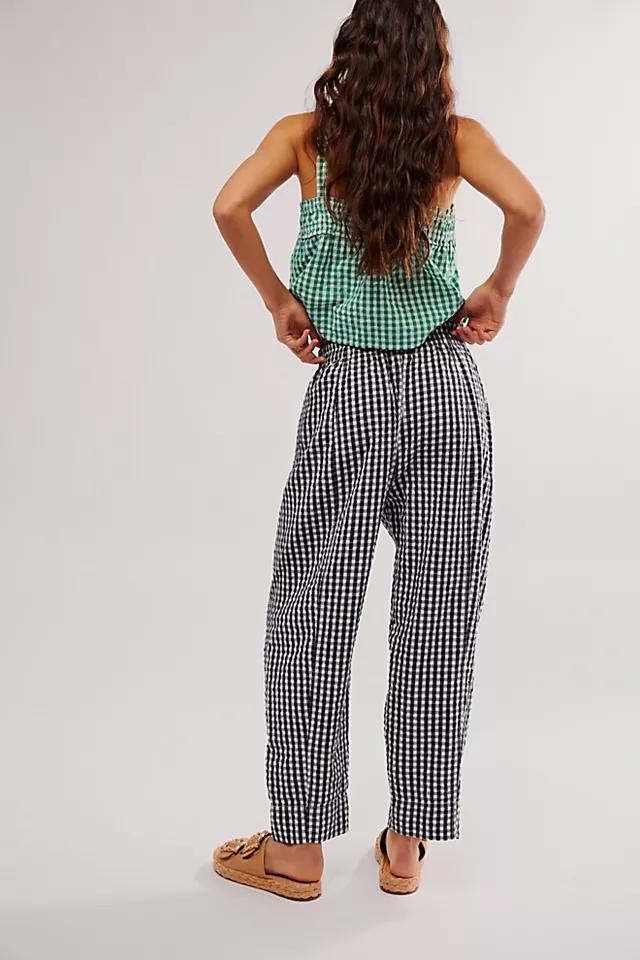 Preppy Gingham Pants Product Image