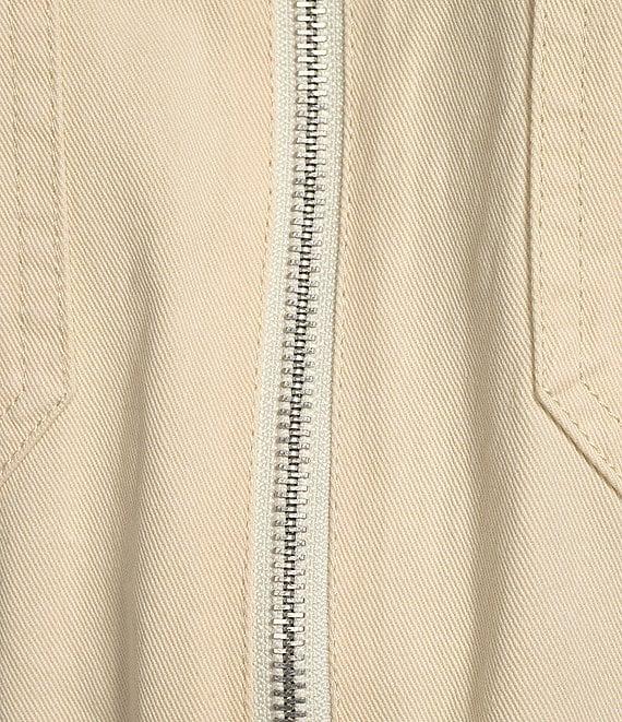 ELAN V-Neck Short Sleeves Woven Romper Product Image