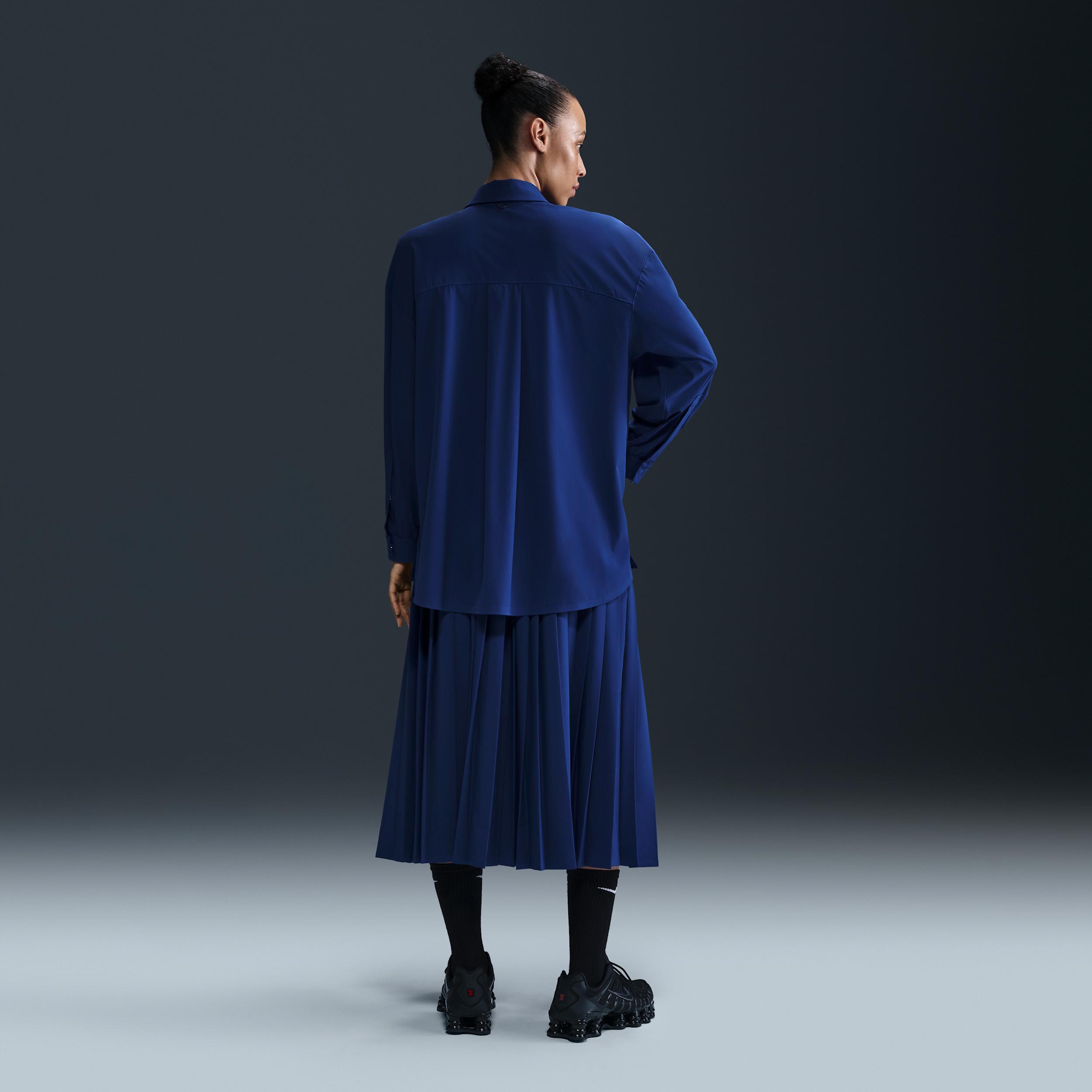 Nike Womens 24.7 PerfectStretch Dri-FIT Pleated Skirt | HQ8153-455 Product Image