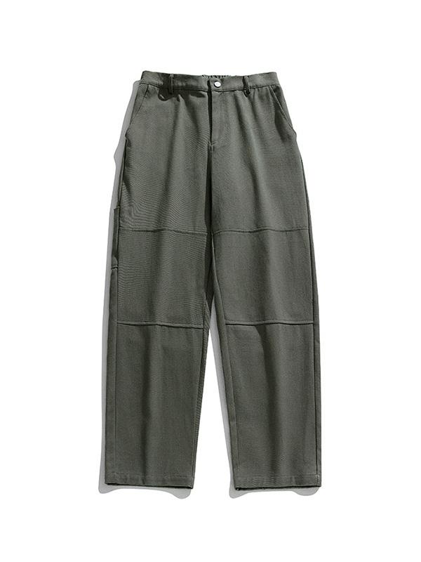 Men's Splice Multi Pocket Wide Leg Pants Product Image