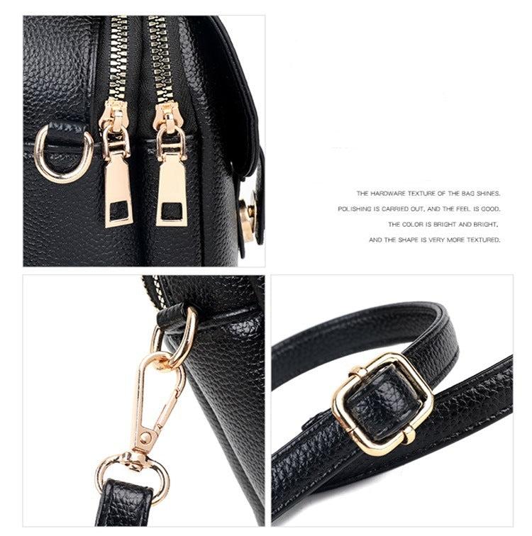 Lior's Timeless Retro Leather Shoulder Bag Product Image