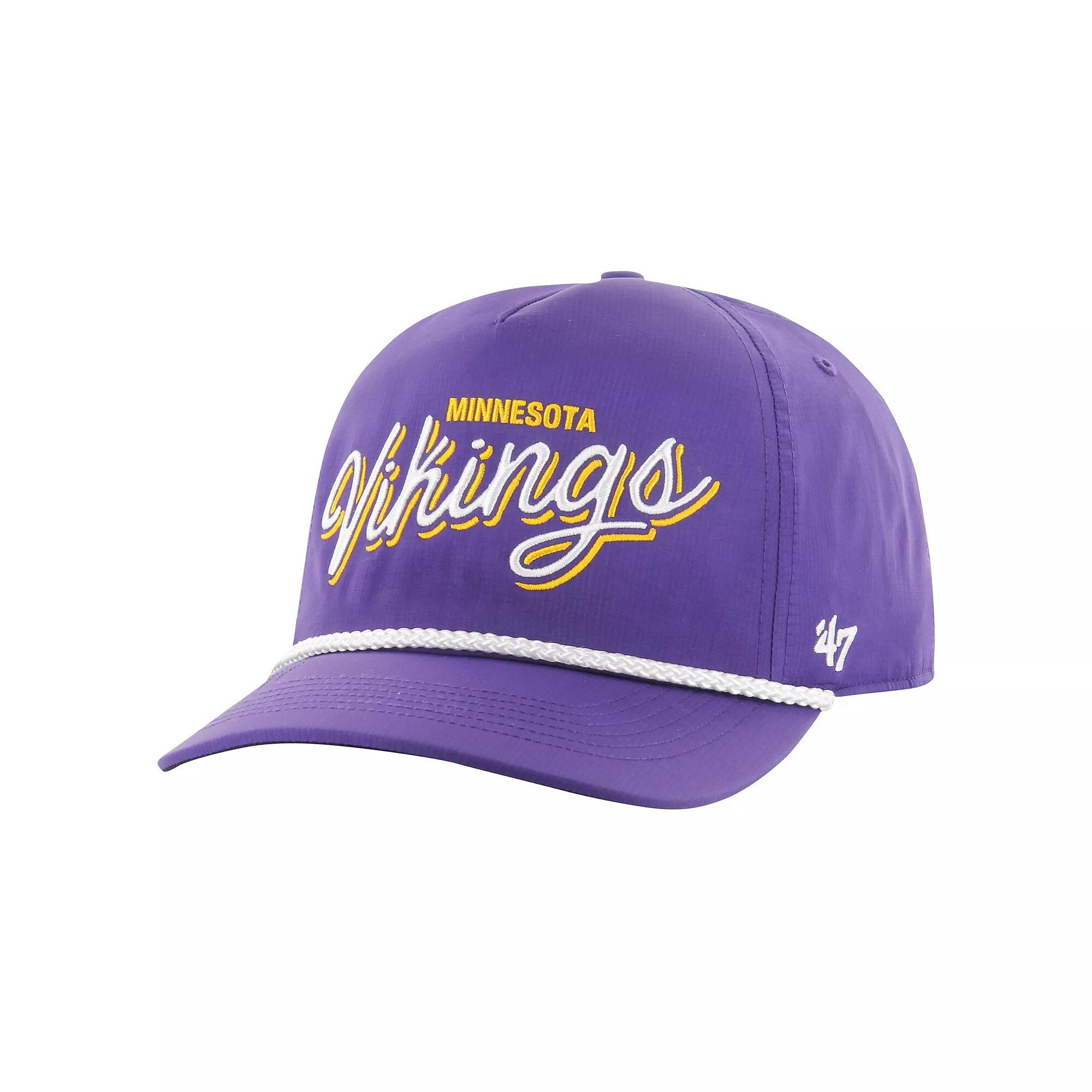Men's '47 Purple Minnesota Vikings Fairway Hitch brrr Adjustable Hat Product Image