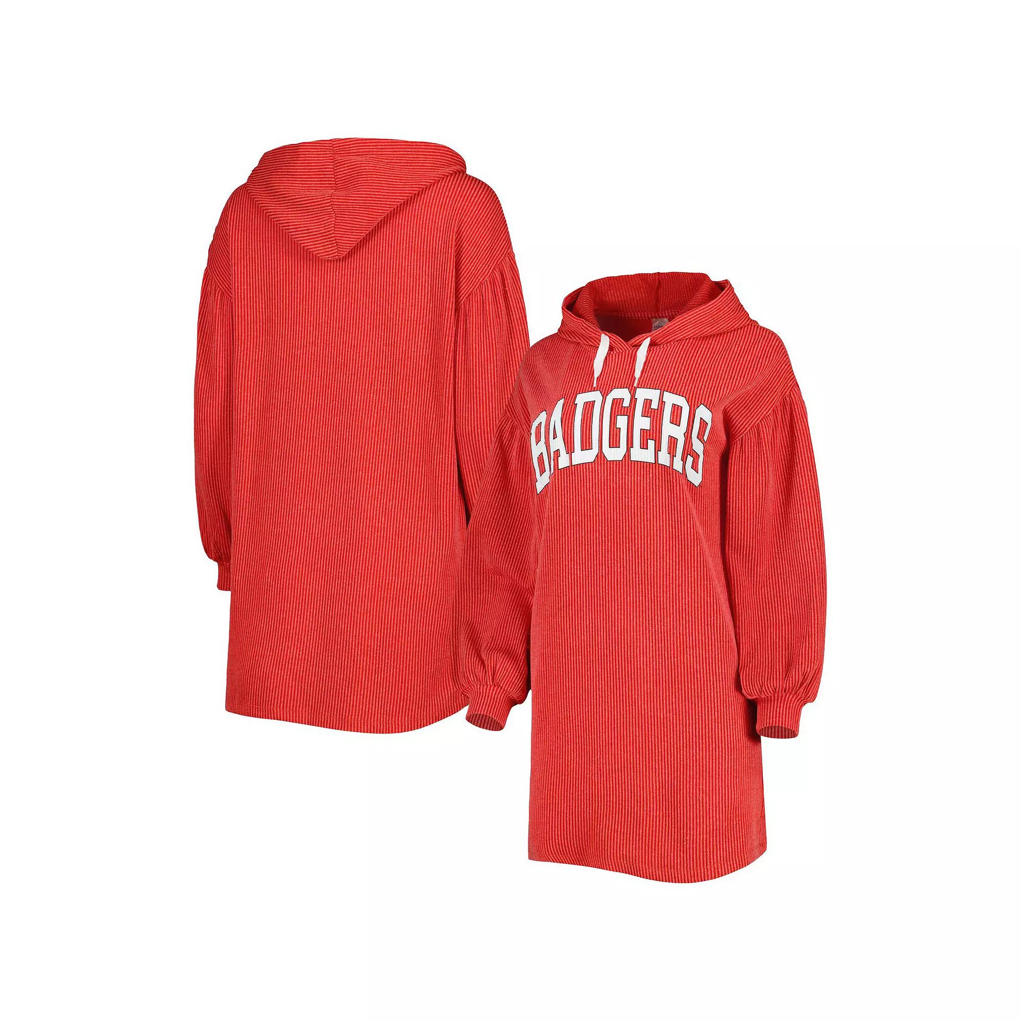 Women's Gameday Couture Red Wisconsin Badgers Game Winner Vintage Wash Tri-Blend Dress,  Product Image