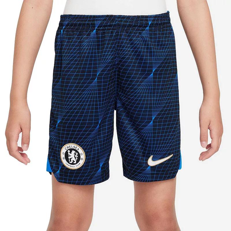 Youth Nike Navy Chelsea 2023/24 Away Stadium ReplicaShorts, Boys Chl Blue Product Image