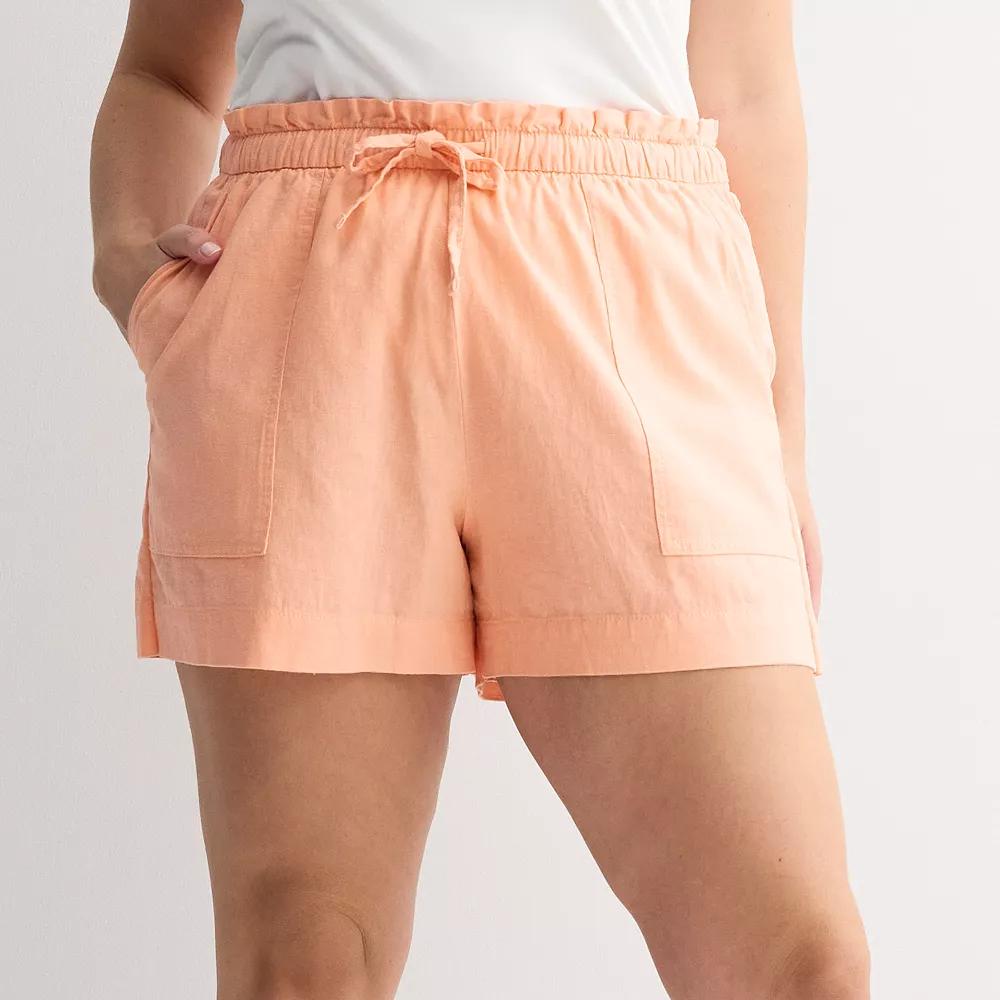 Plus Size Sonoma Goods For Life® Femme Shorts, Women's, Size: 1XL, Valen River Product Image