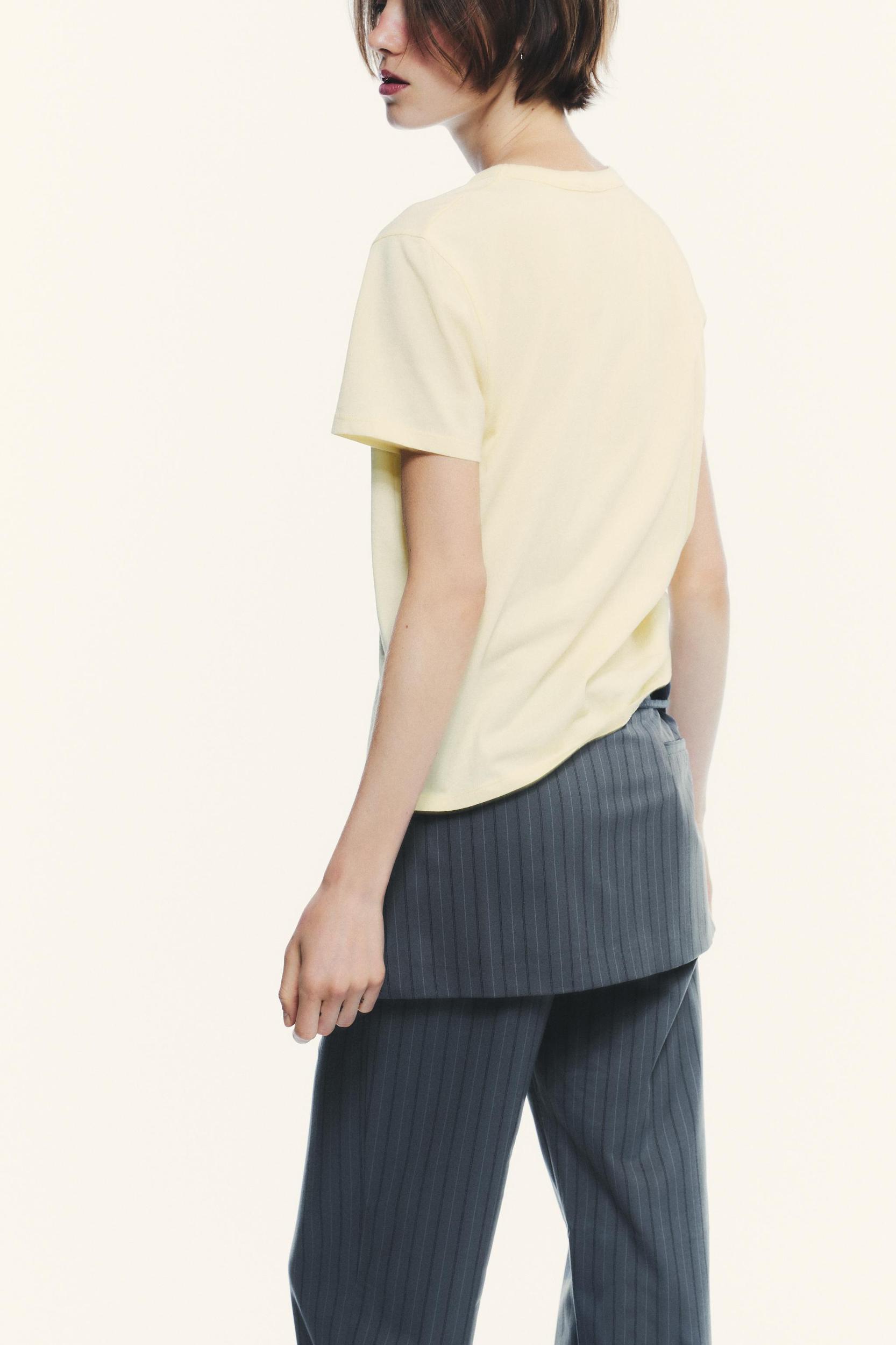 PINSTRIPE SKIRT PANTS Product Image