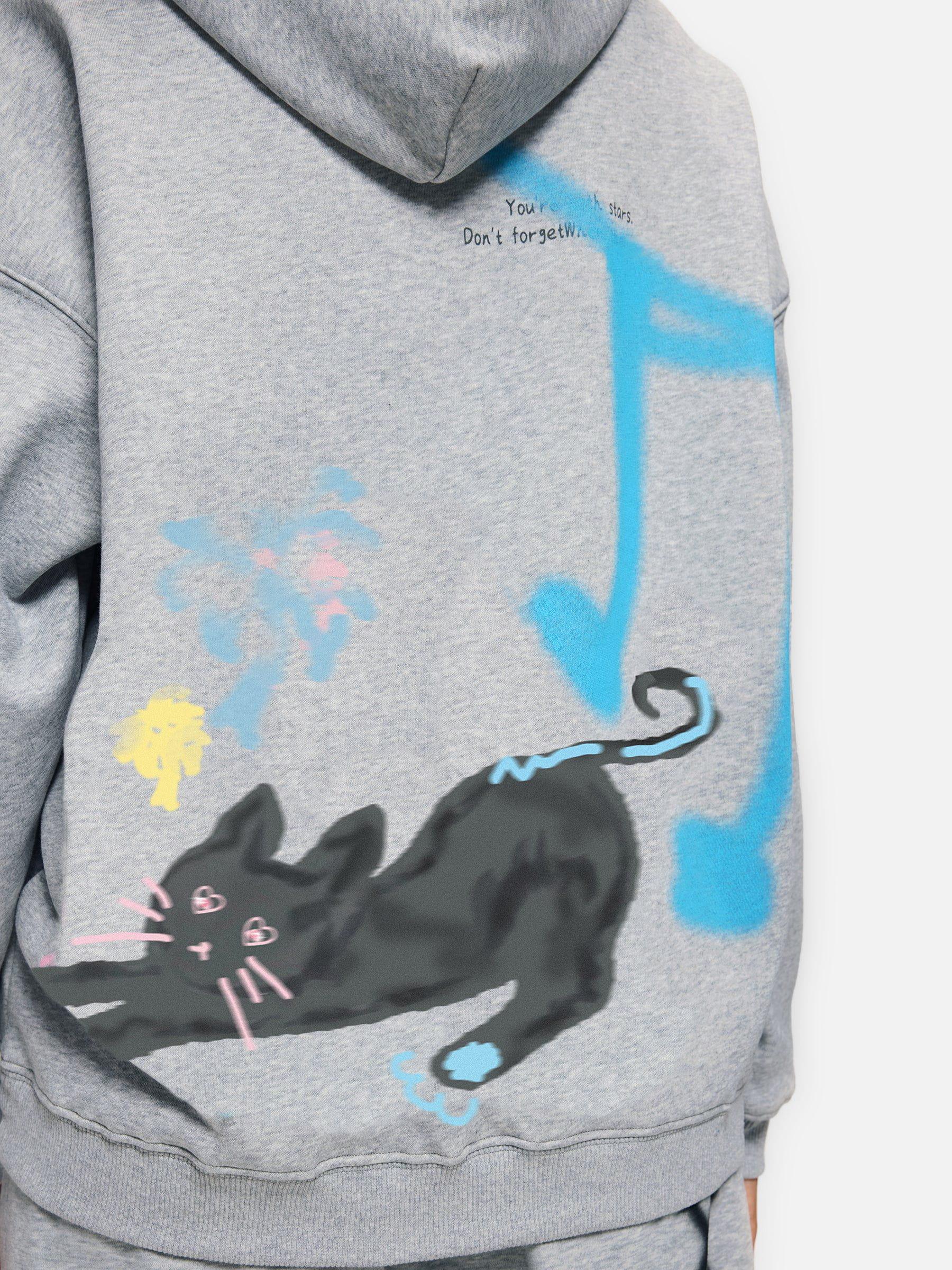 Aelfric Eden Cartoon Floral Graphic Hoodie Product Image