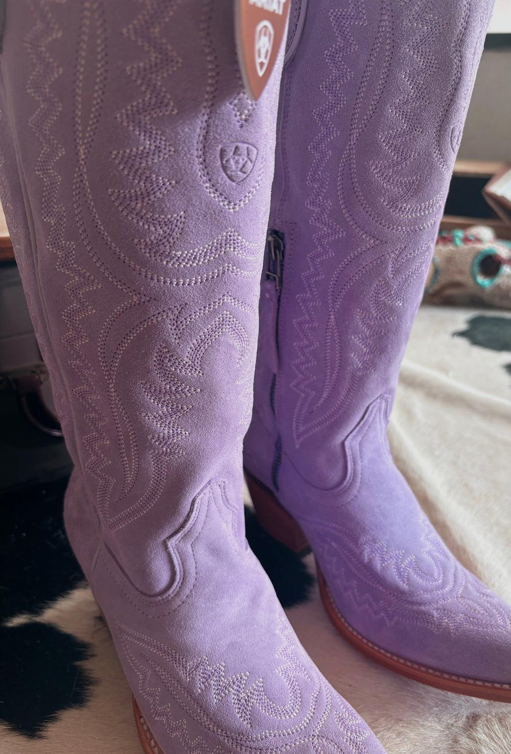 Women's Ariat Purple Casanova XToe Boots Product Image