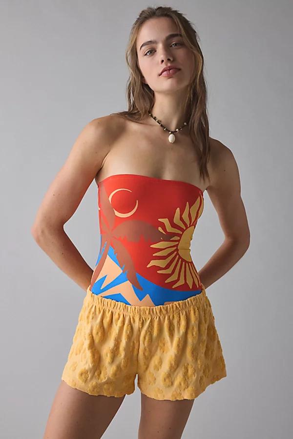 Out From Under Pickin Daisies Terry Knit Short Womens at Urban Outfitters Product Image