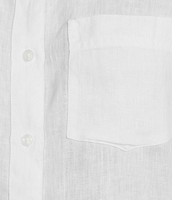 L.L.Bean Linen Long Sleeve Button Front Tunic Product Image