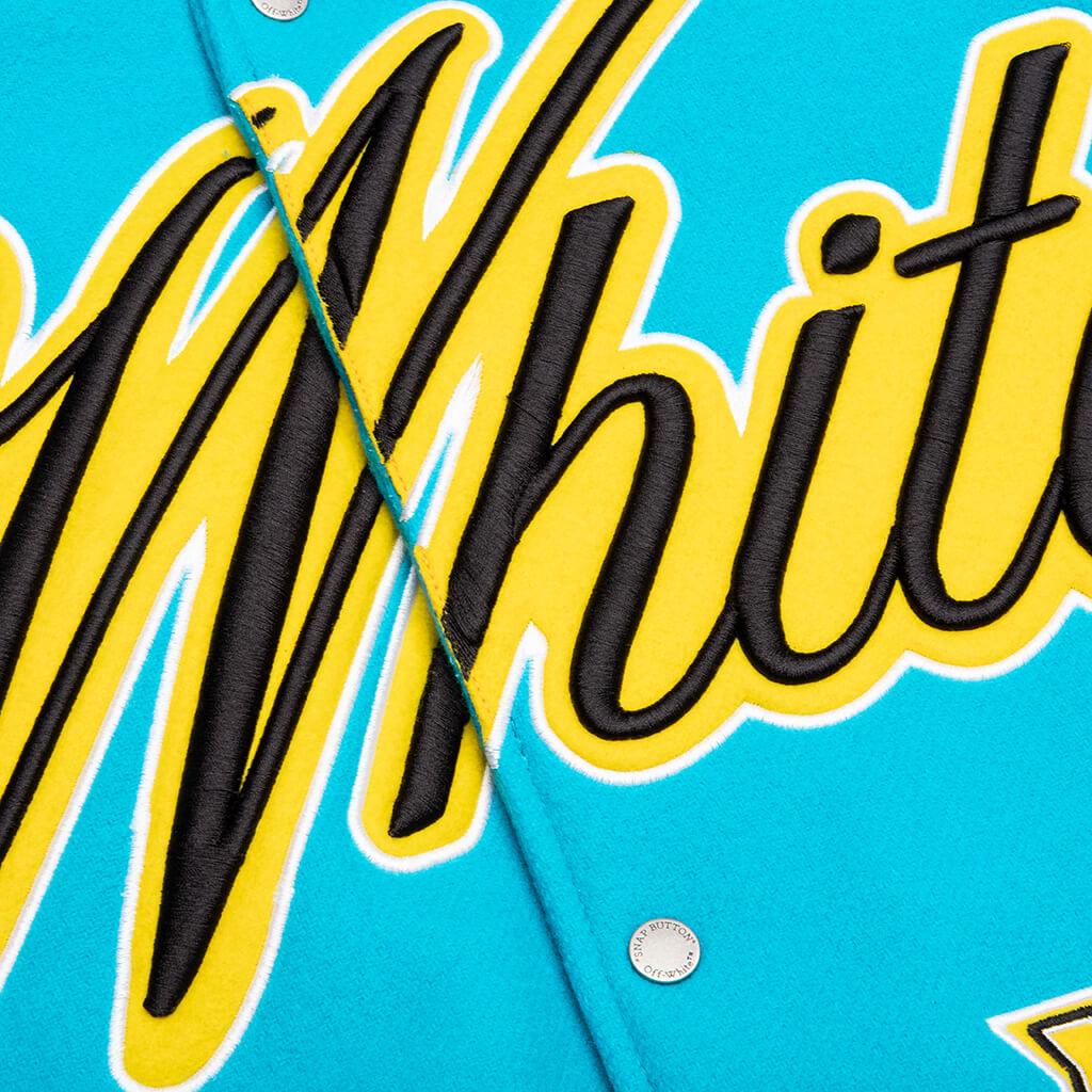 Vars World Leather Jacket - Turquoise Male Product Image