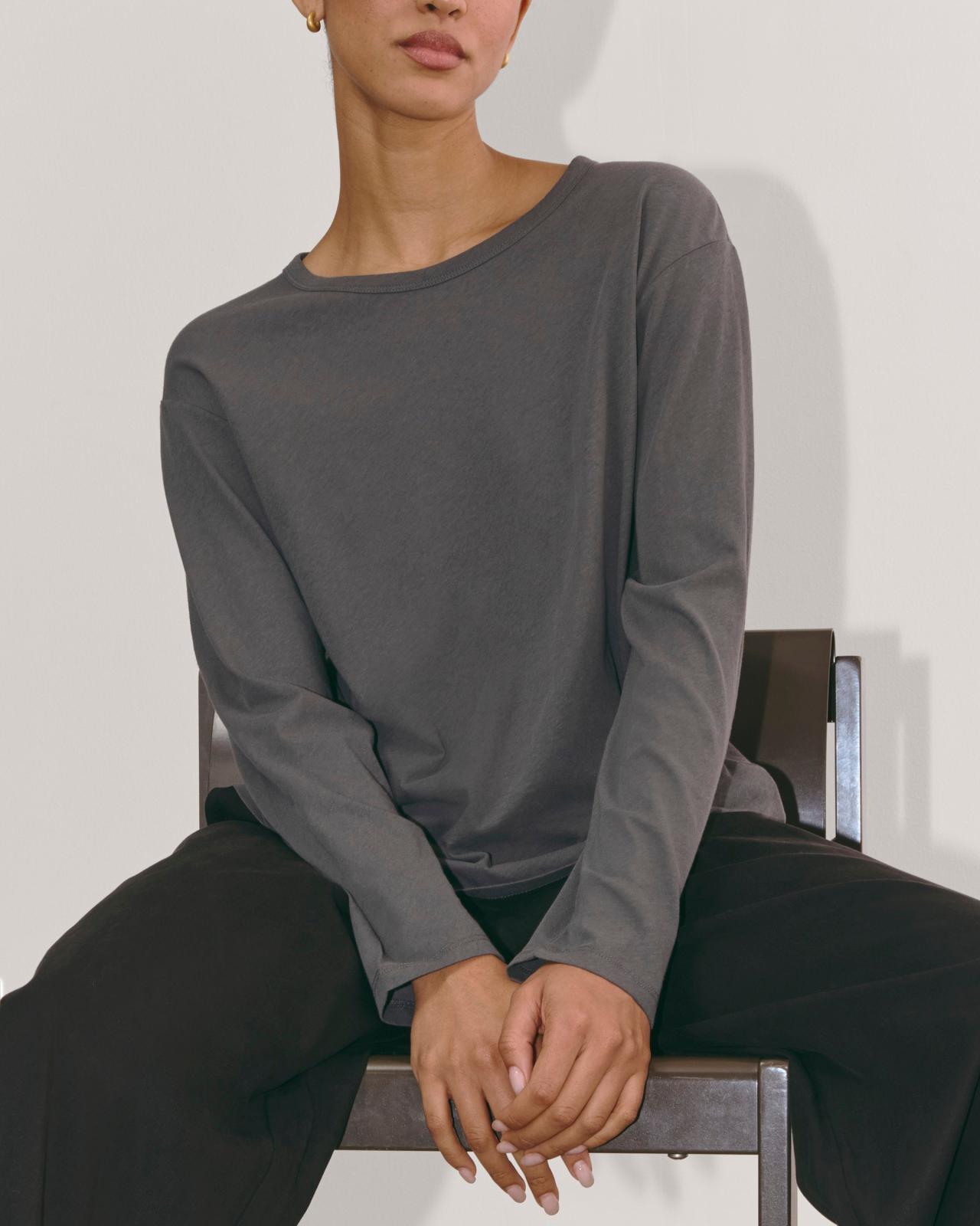 Womens Air Long-Sleeve T-Shirt by Everlane Product Image