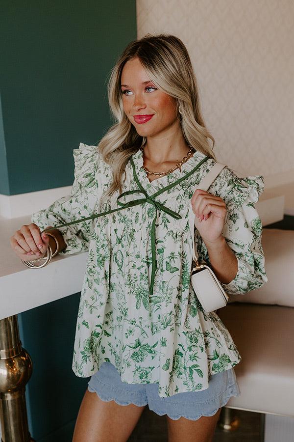 Charming Embrace Floral Top Product Image