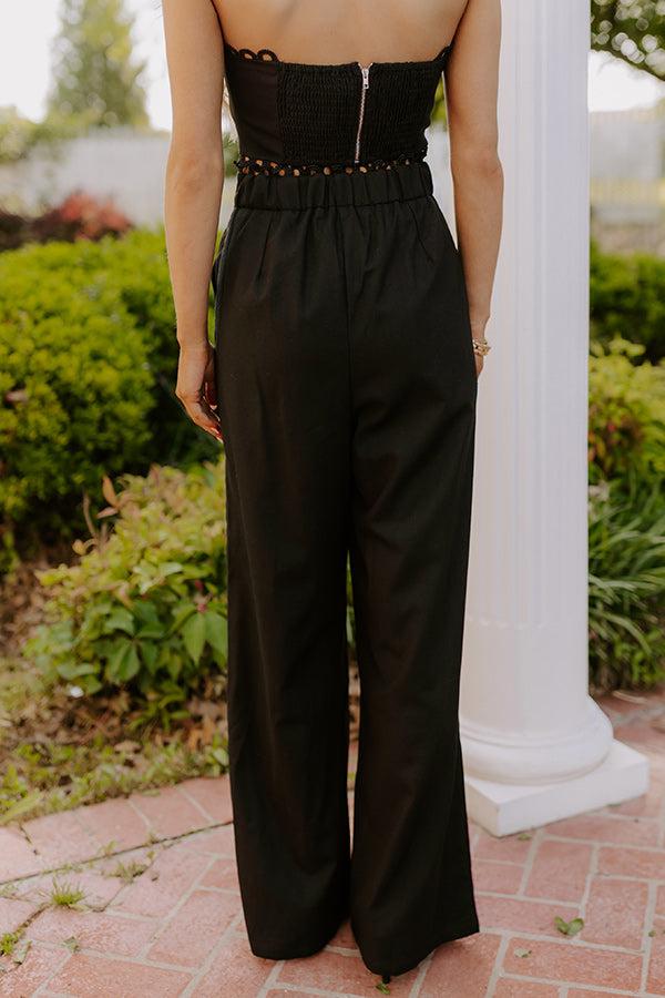 Penthouse Chic High Waist Linen-Blend Pants Product Image