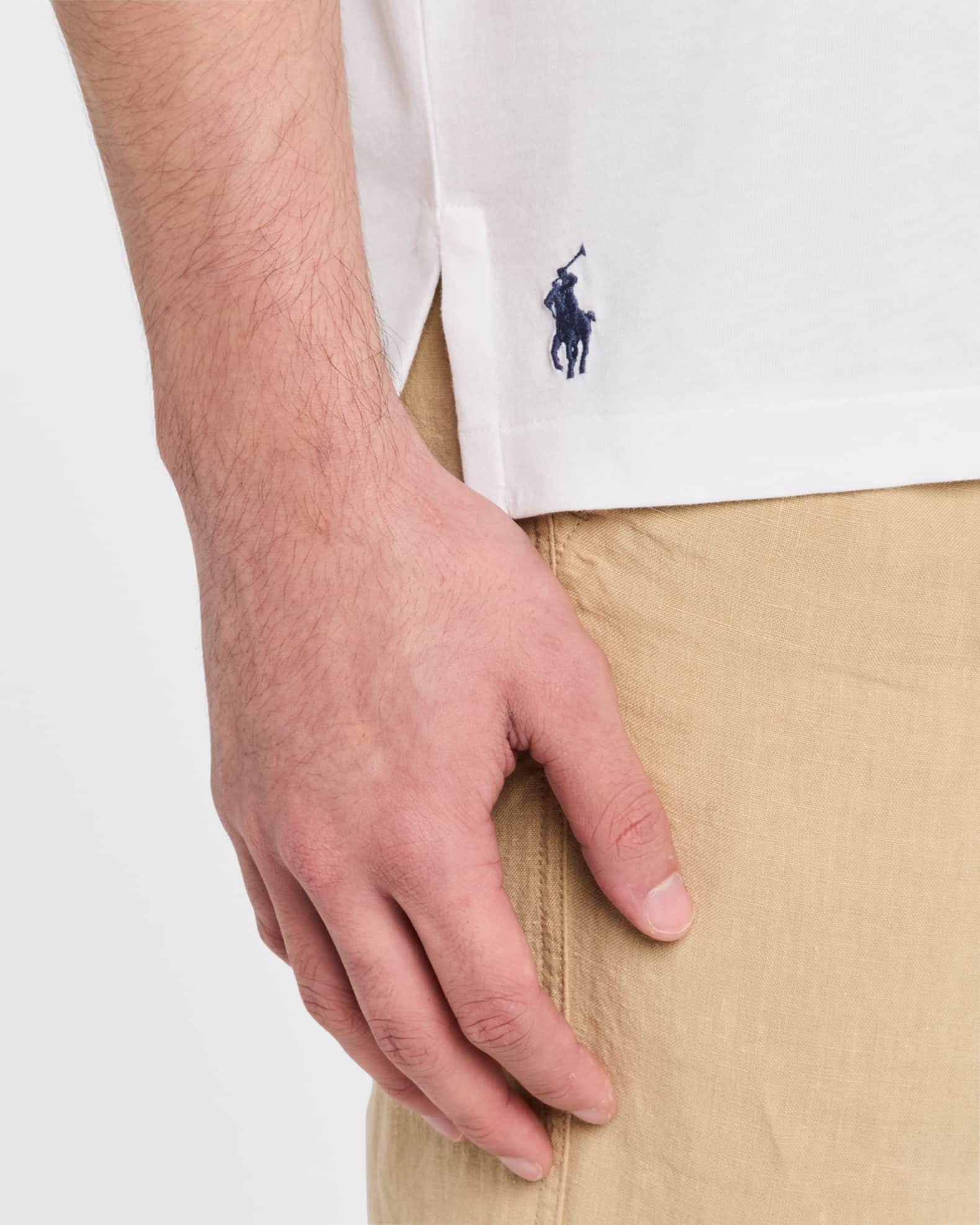 Mens Standard-Fit Lisle Polo Shirt Product Image