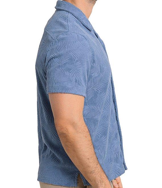 Southern Tide Crystal Beach Terry Short Sleeve Woven Camp Shirt Product Image