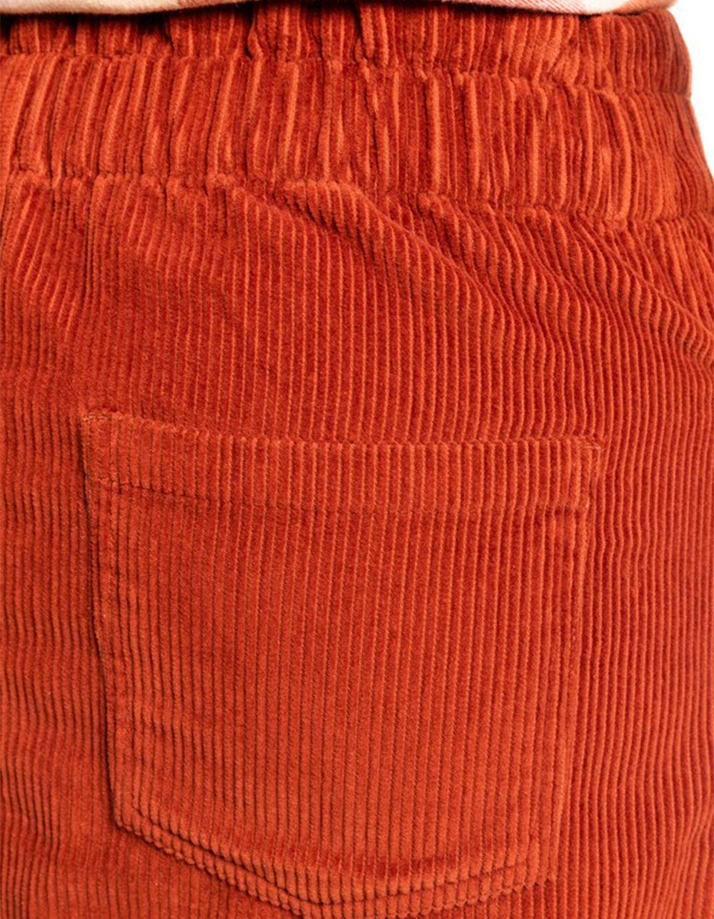 ROXY Silent Days Corduroy Skirt - RUST Product Image