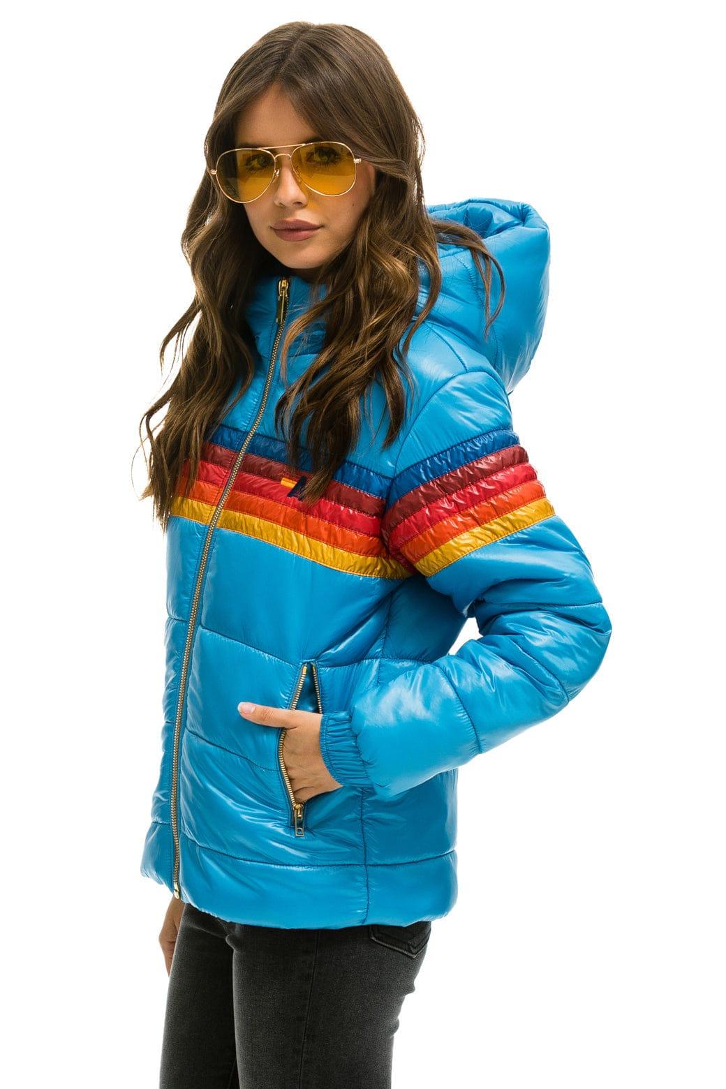 5 STRIPE TREKKER JACKET - GLOSSY OCEAN Female Product Image