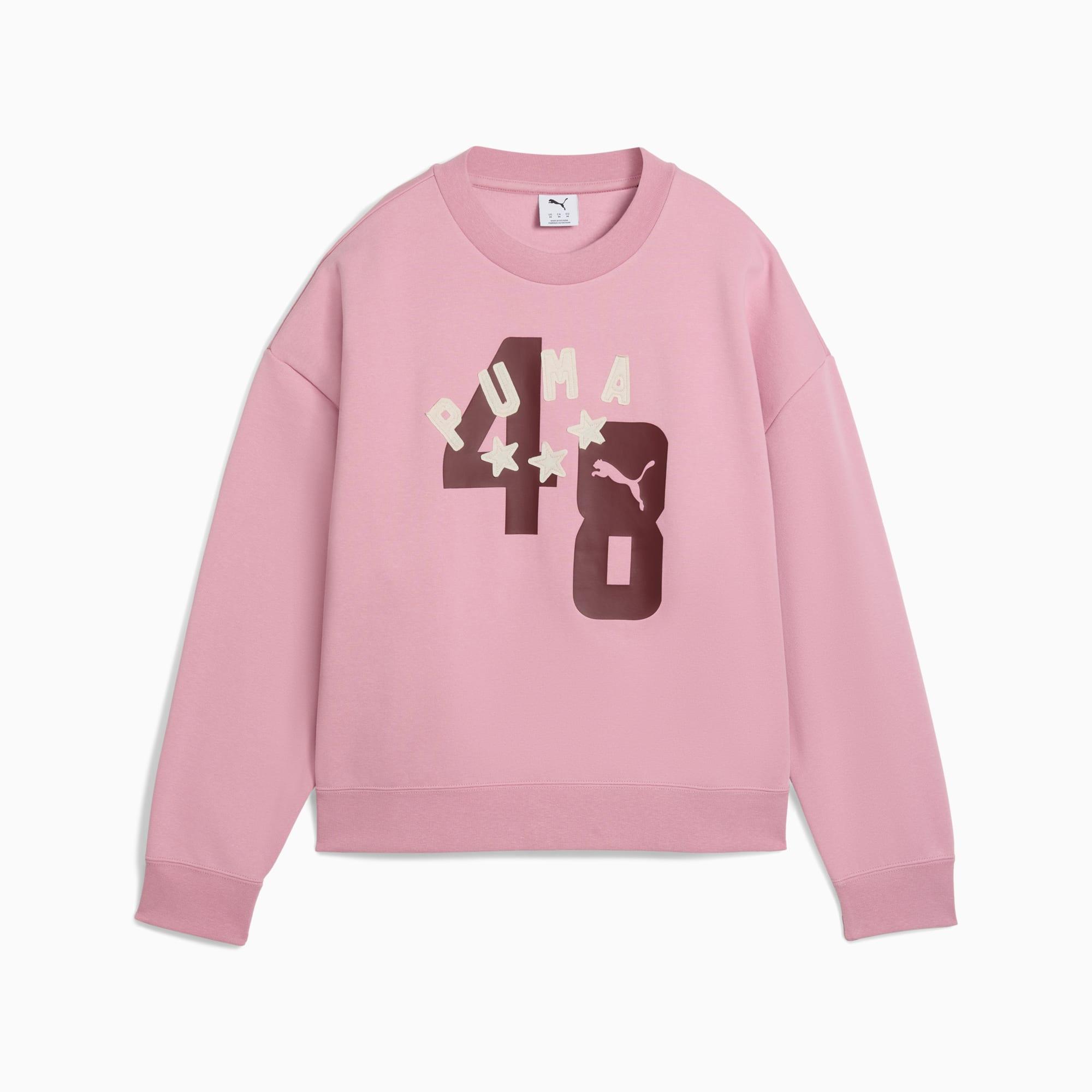 PUMA Essentials Double Up Women's Crew Neck Sweatshirt Product Image