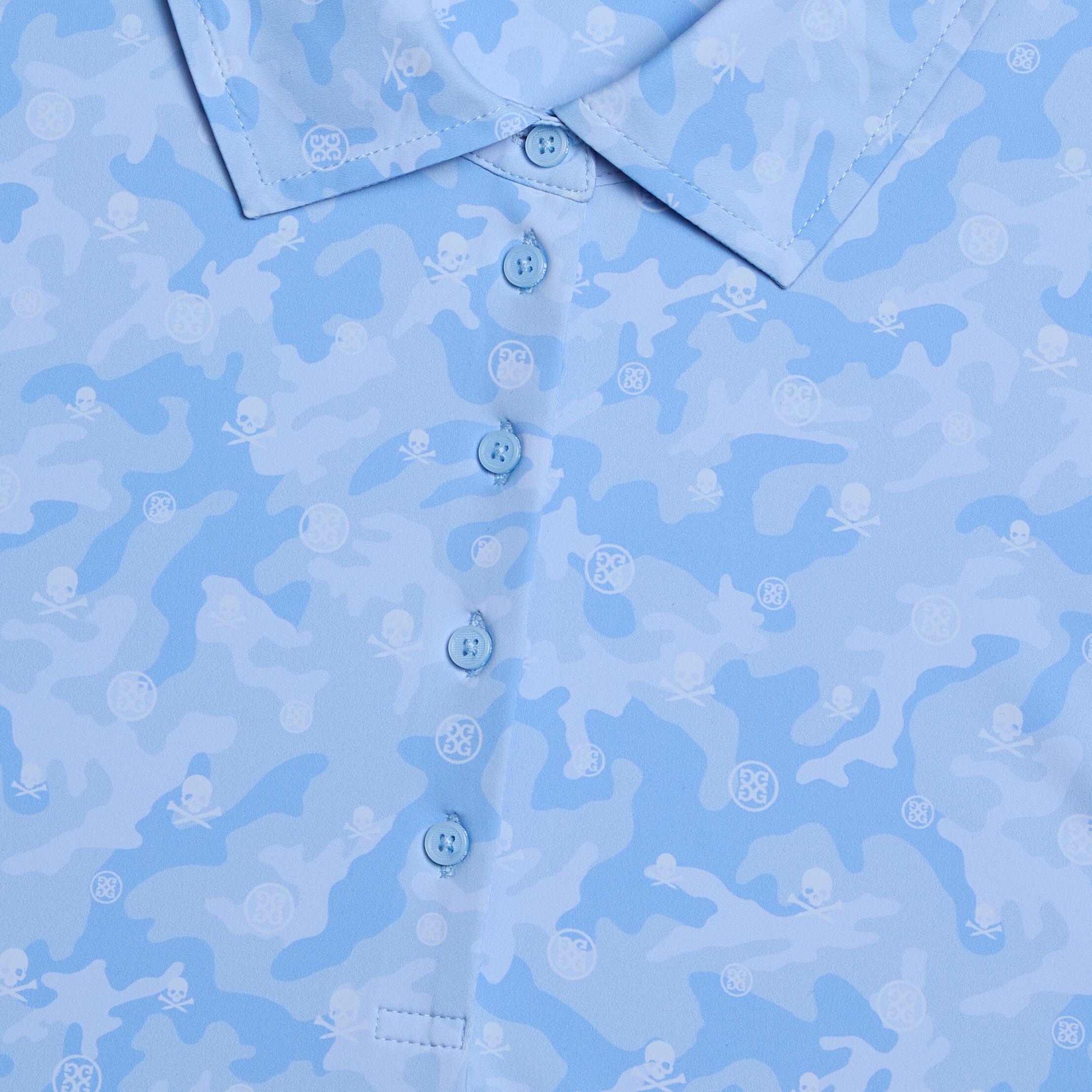 ICON CAMO SILKY TECH NYLON SLEEVELESS POLO Product Image