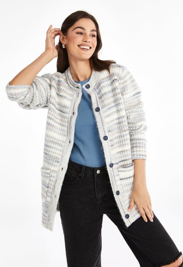 JustFab Margaux Platform Loafer Pump Womens Black/ White Size 8.5 Product Image