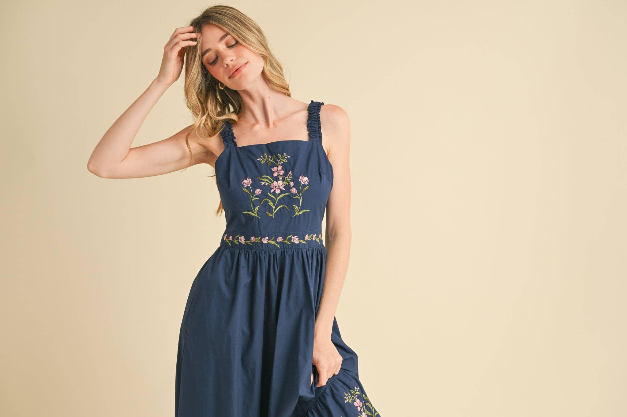 Cassia Embroidered Midi Product Image