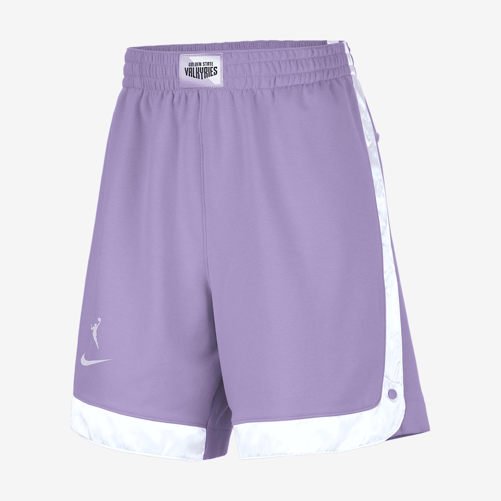 Golden State Valkyries Nike Womens WNBA Fleece Shorts | HF6456-517 Product Image
