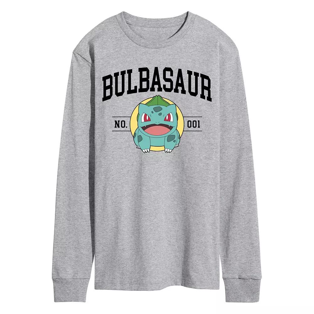 Men's Pokemon Bulbasaur Long Sleeve Graphic Tee,  Product Image