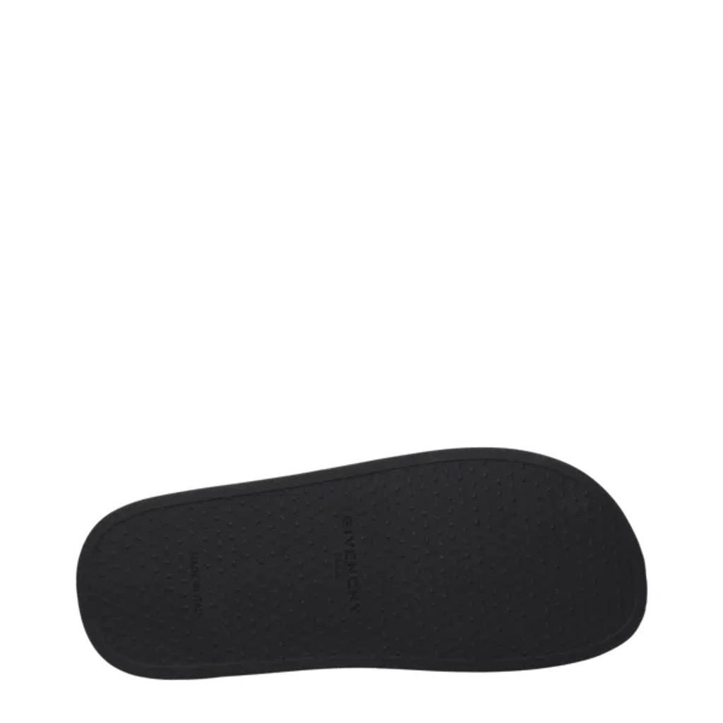 Black Logo-Print Pool Slides Product Image