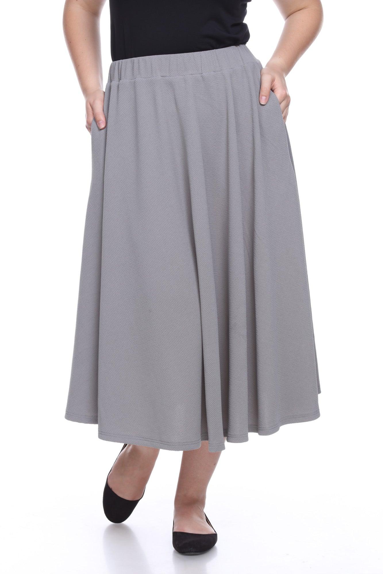 Tasmin Flare Midi Skirts - Plus Product Image