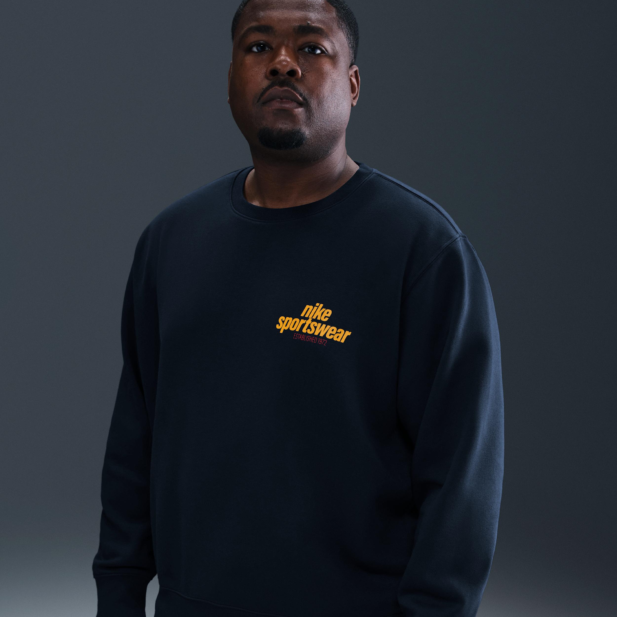 Nike Mens Club Fleece Crew | HJ2173-480 Product Image