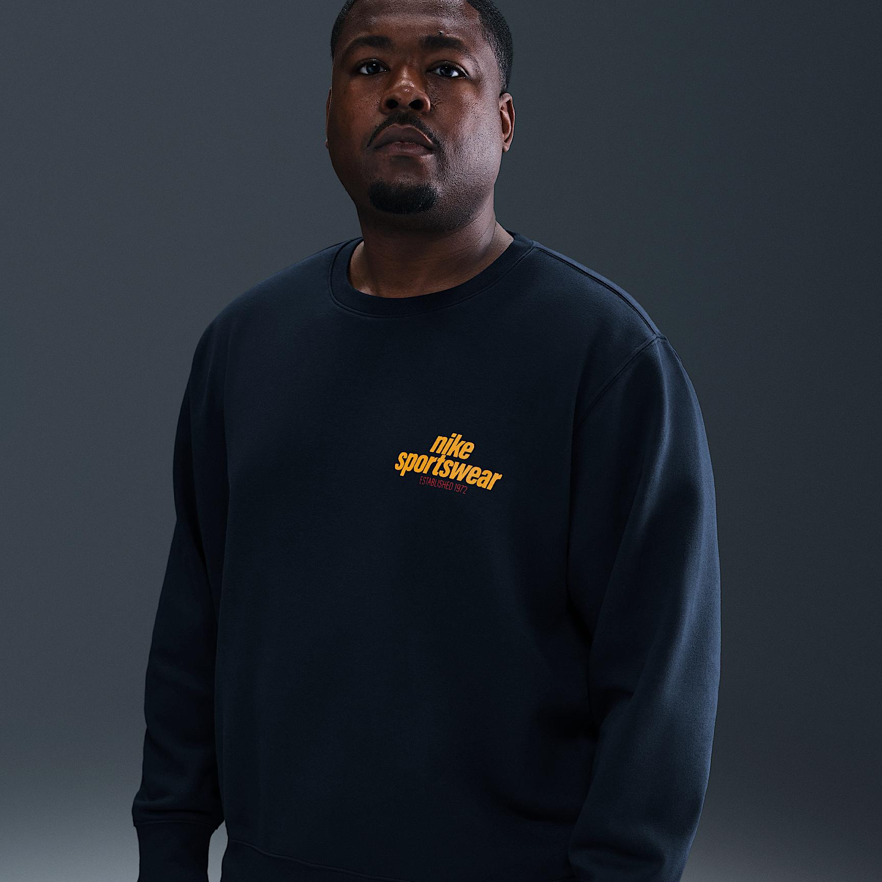 Nike Mens Club Fleece Crew | HJ2173-480 Product Image