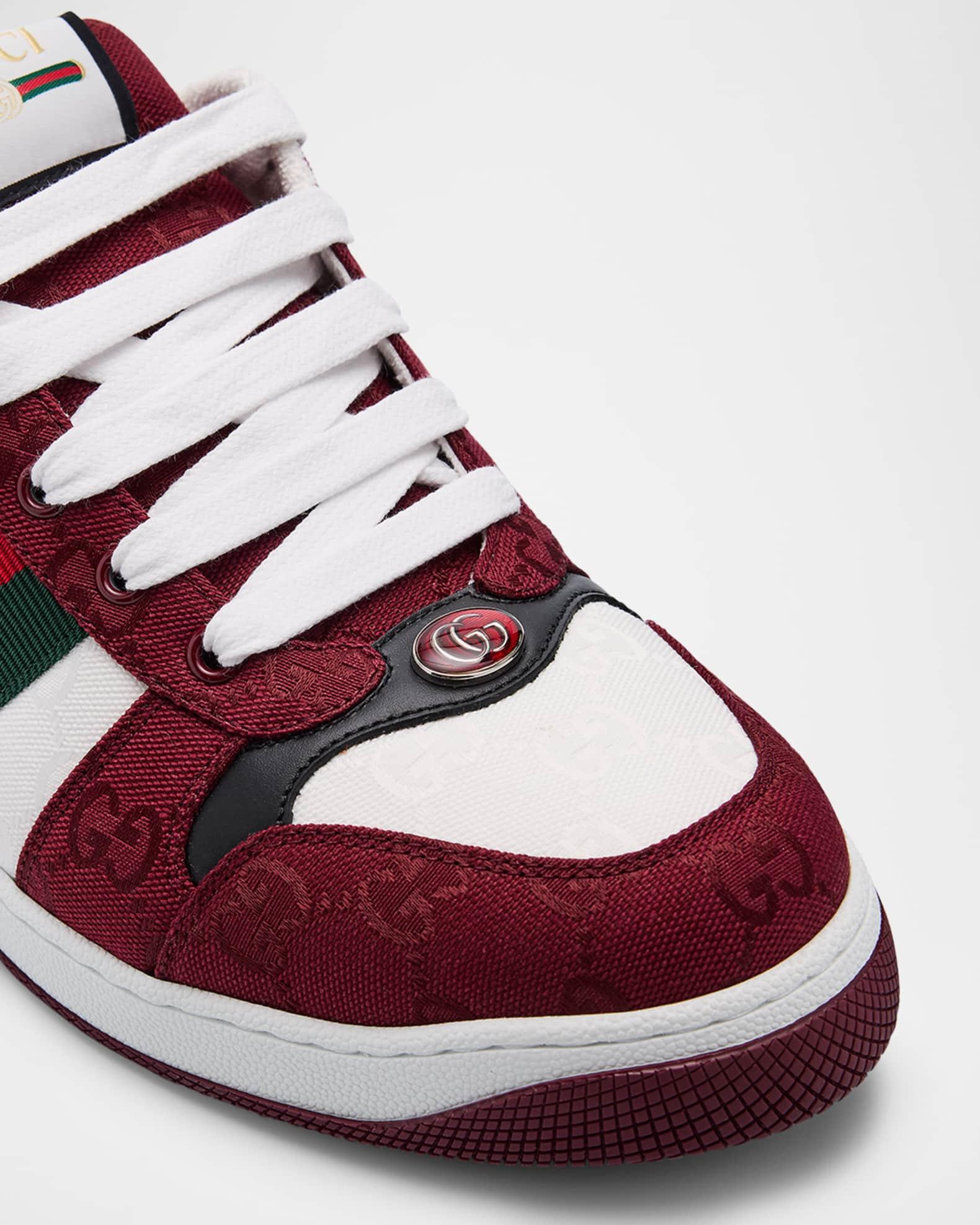 Men's Screener GG Canvas Low-Top Sneakers Product Image