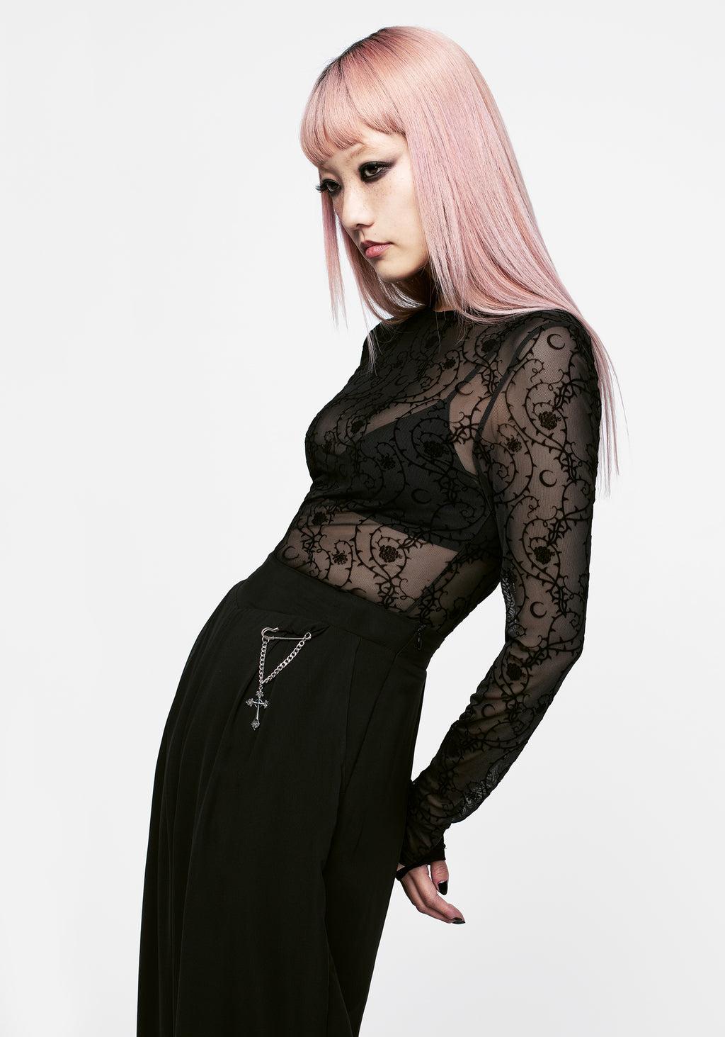 Thorns Mesh Top Product Image