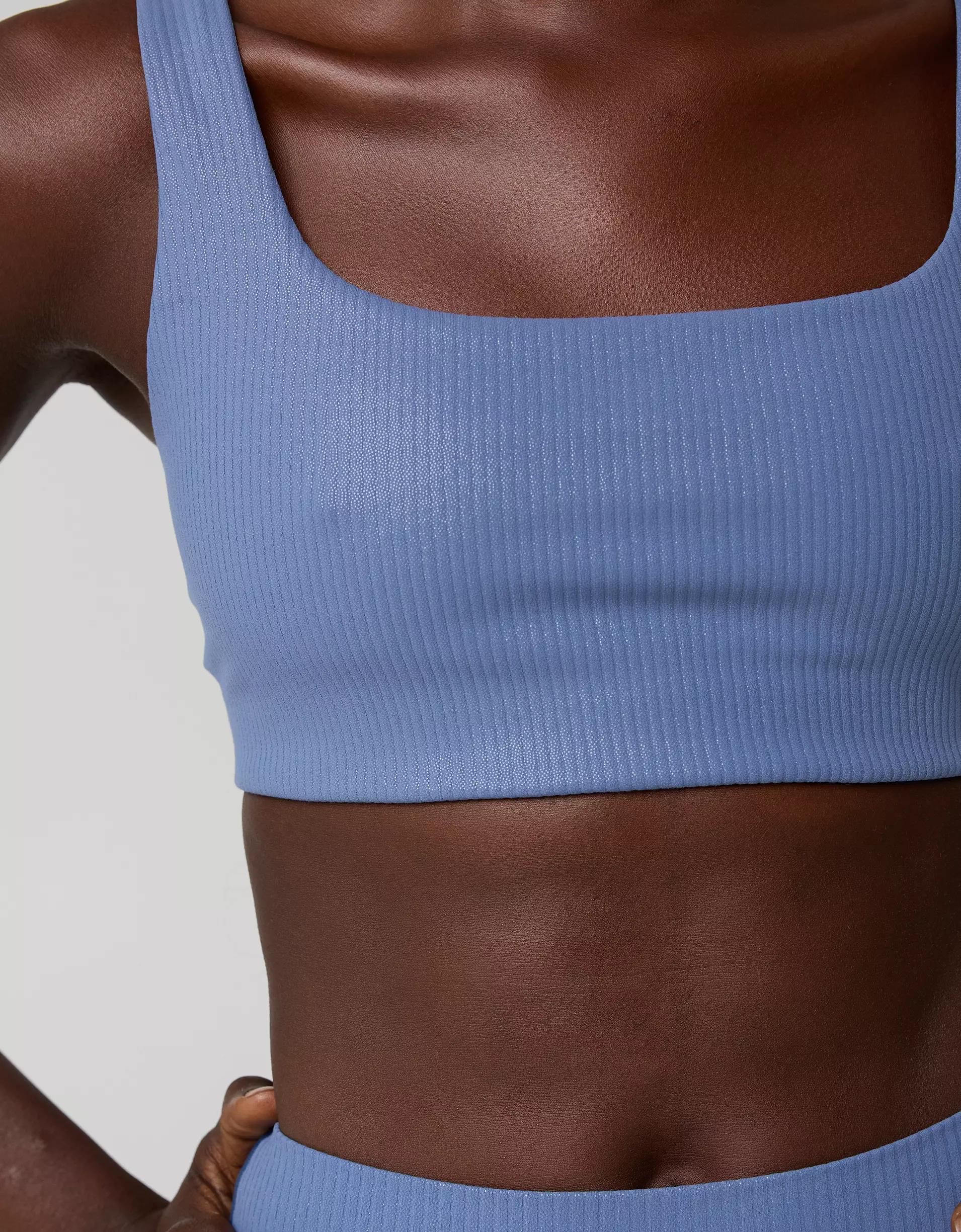 OFFLINE By Aerie Real Me XTRA Rib Foil Classic Sports Bra Women's Product Image