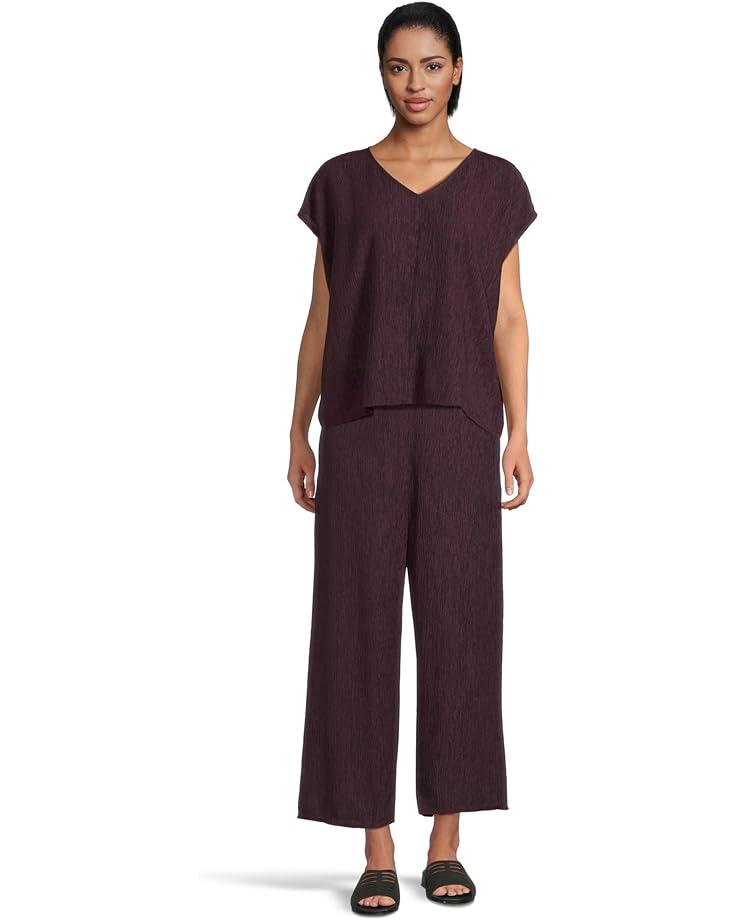 Textured Satin V-neck Dress Product Image