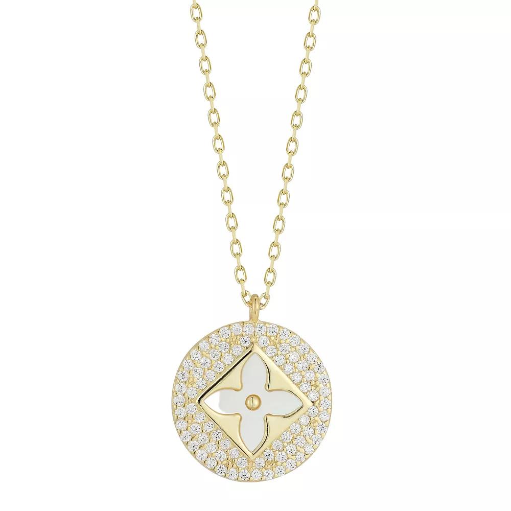 Sunkissed Sterling Sterling Silver Cubic Zirconia Lips Pendant Necklace, Women's,  Product Image