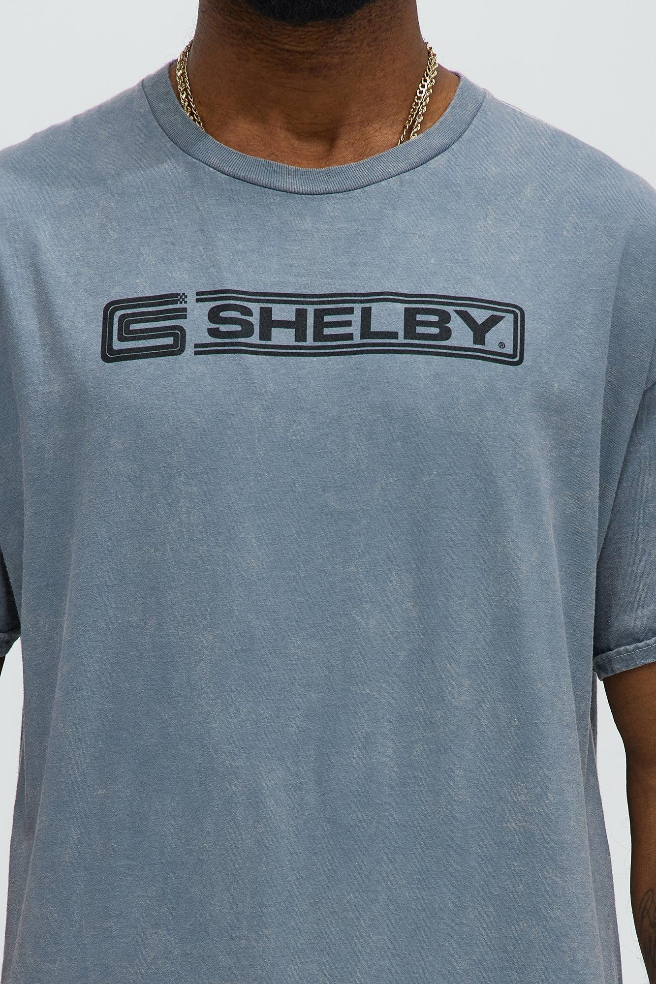 Shelby Mustang Short Sleeve Tee - Grey Male Product Image