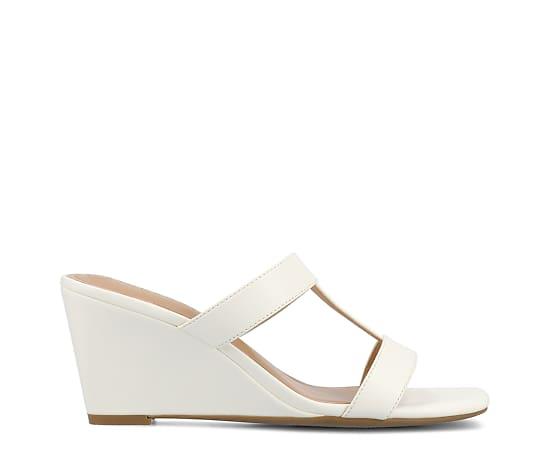 Journee Clodie Women's Slip-On Wedge Sandals,  Product Image