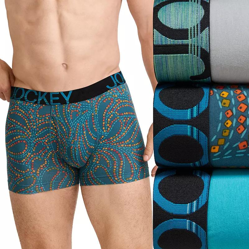 Men's Jockey® 3-Pack ActiveStretch™ 4" Boxer Brief,  Product Image