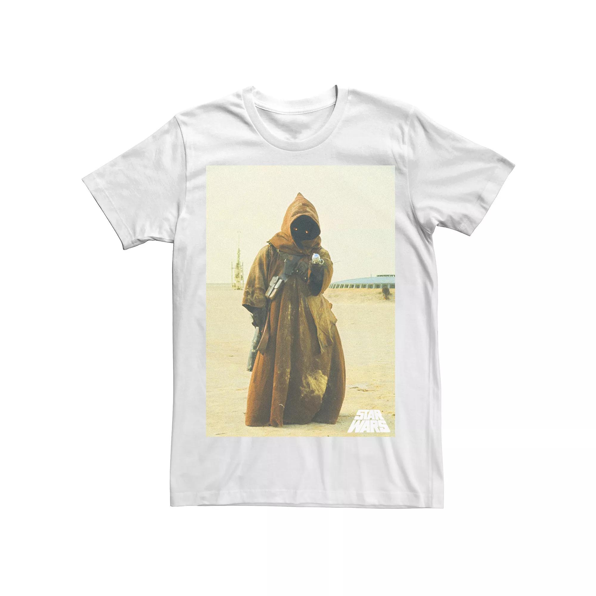 Men's Star Wars Jawa Scavenger Photo Graphic Tee, Size: XXL, White Product Image