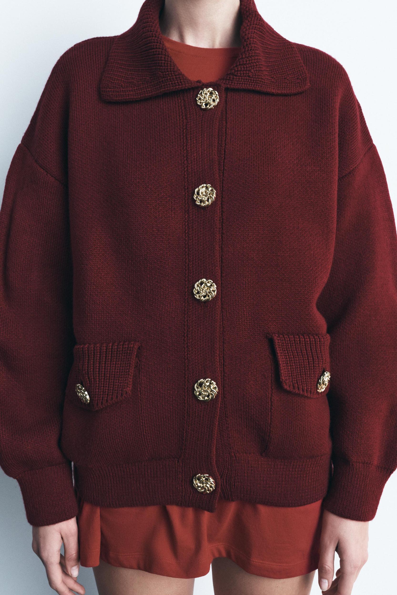 OVERSIZED KNIT JACKET Product Image