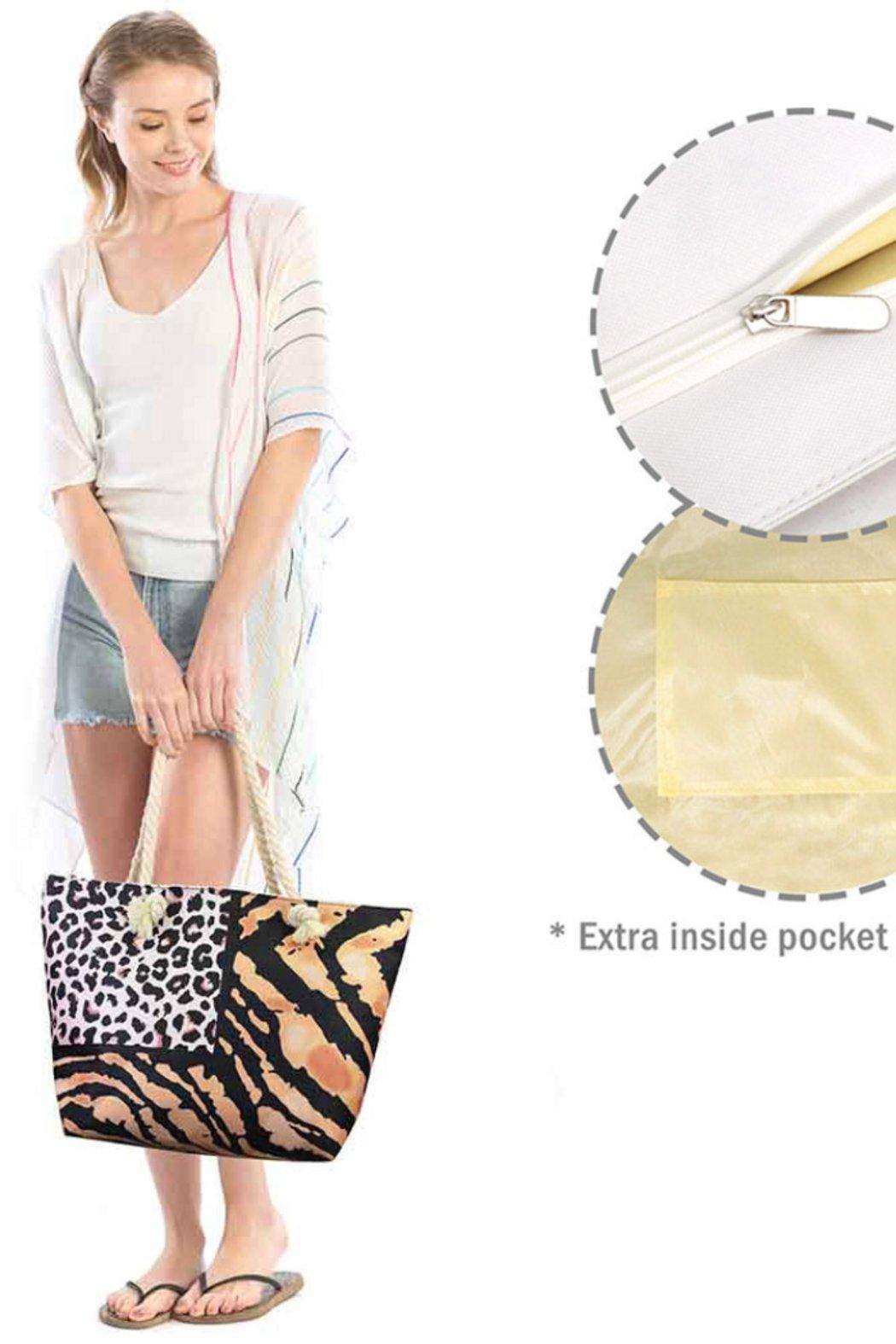 Leopard Flag Tote Bag Product Image