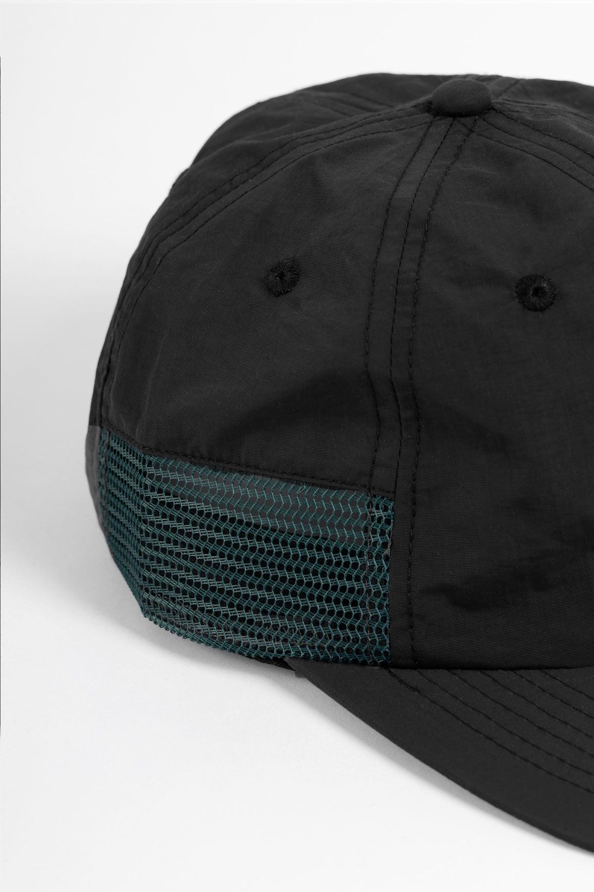 Power Goods - Perfect Nylon 6 Panel Mesh Cap - Black Product Image