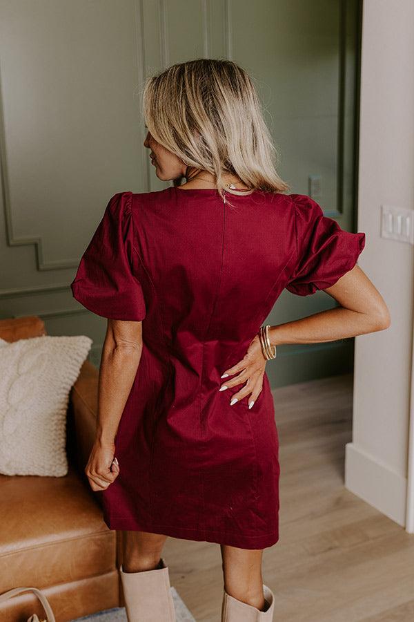 City Skyline Button Down Mini Dress Product Image