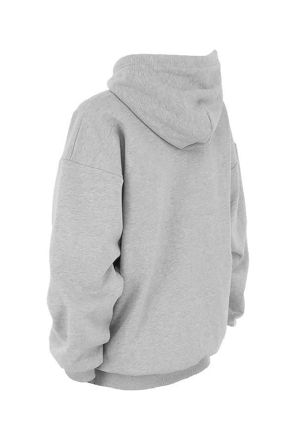 Halo  grey oversized hoodie Product Image