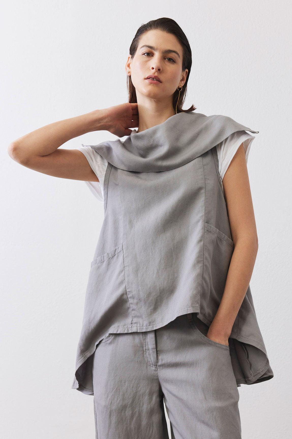 Cutting Edge Linen Blend Pocket Vest Product Image