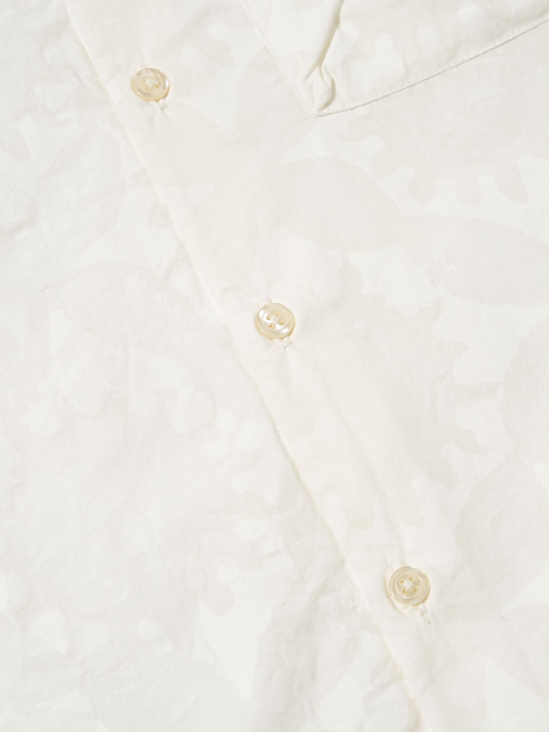 Ecru Sun Print Poplin Field Shirt Product Image