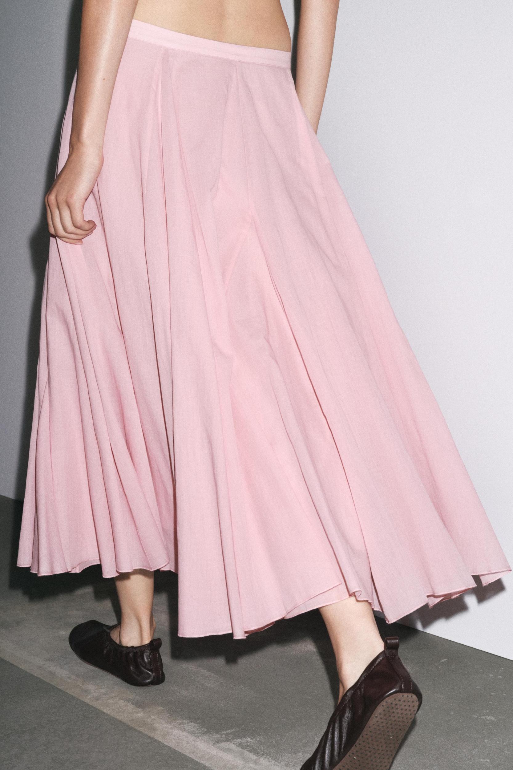 ZW COLLECTION FLared COTTON SKIRT Product Image